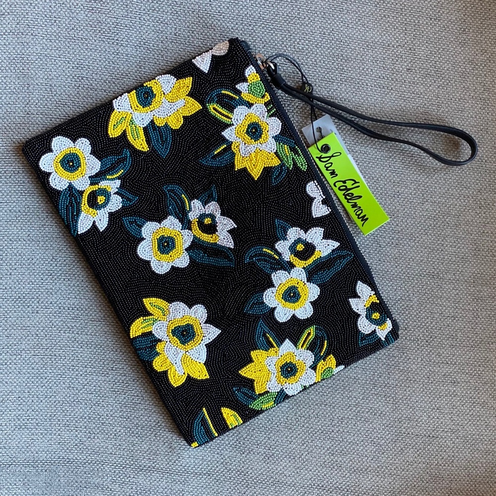 NOT FOR SALE Sam Edelman Abigail Floral Beaded Clutch Bag